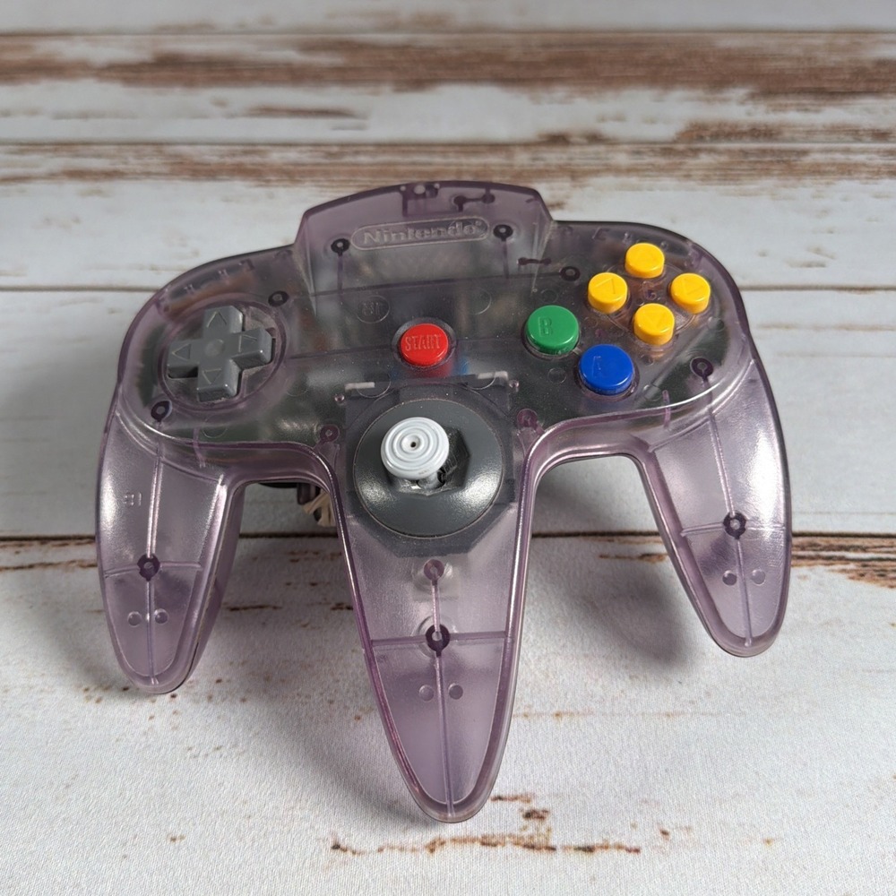 Official Nintendo 64 N64 Authentic Original Controller Atomic Purple